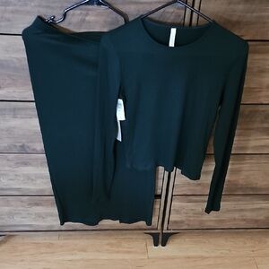 The Froup Babaton Luxe Shirt Skirt Small